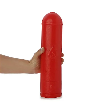 Realistic big butt plug Extintor de Incêndio - Plug Anal Grande 31 x 8cm - cor vermelha