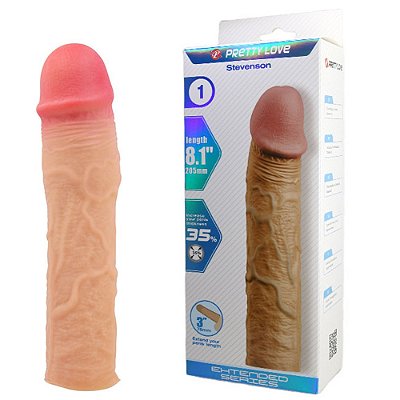 Pretty Love Stevenson - Capa Peniana em cyber skin - 20,5x4,4cm