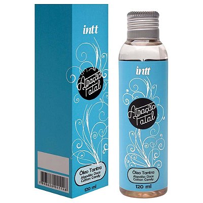 INTT ATRAÇÃO FATAL - ÓLEO CORPORAL TANTRA - fragrância algodão doce - 120ML