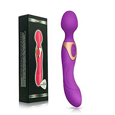 PASSION LOVE - 2 PONTAS MASSAGEADOR E VIBRADOR RECARREGÁVEL ESTIMULADOR DE PONTO G