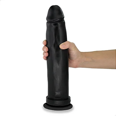 Realistic big dildo Fabuloso - Pinto de borracha realístico flexível com ventosa - 30 x 6,8cm - cor bege