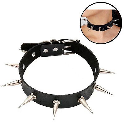 Coleira com spike