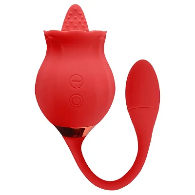 Snak Tongue - Rosa com Língua estimuladora de Clitóris e Ponto G recarregável