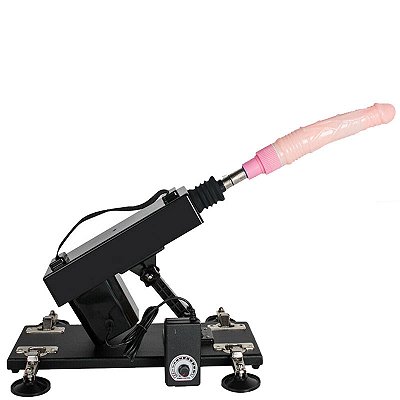 SM010 - MÁQUINA DO SEXO ELÉTRICA BIVOLT COM VENTOSA PARA FIXAÇÃO