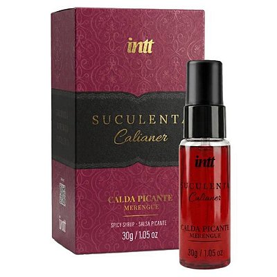 INTT Calianer Calda Suculenta - calda com efeito quente e picante - aroma de Merengue - 30g