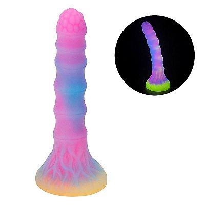 Alien Butt Plug Glow In The Dark - Plug anal de alien fluorescente - 21,2 x 3,8