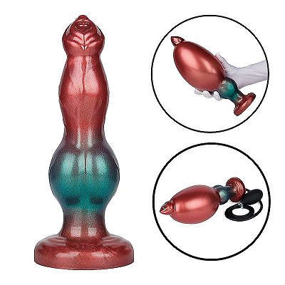 The Dragon's Giant Egg - Plug anal ovo de dragão escalonado Inflável