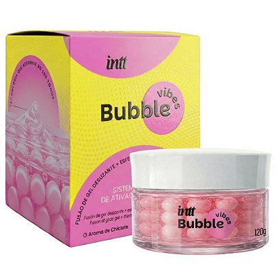 Intt Bubble Vibes - Gel 3 Em 1 Desliza Vibra Aquece 120G