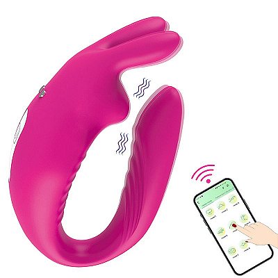 Hera App - Vibrador de casal recarregável controle por APP de celular