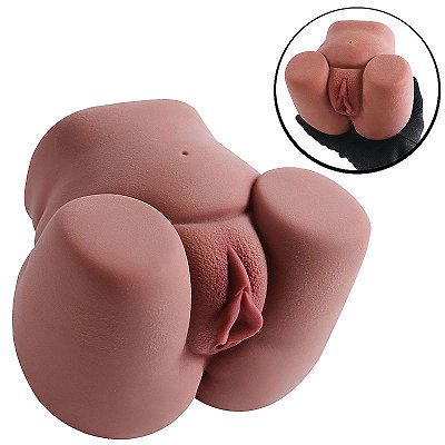 Bunda masturbadora em cyber skin - cor chocolate