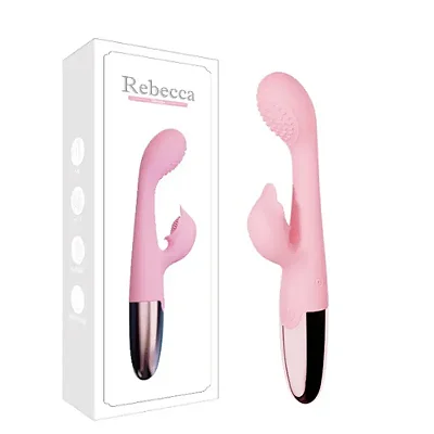 Rebecca - vibrador recarregável de ponto G com estimulador de clitóris