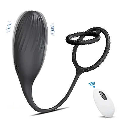 ALWUP cock ring with prostate massager - anel peniano vibratório recarregável com estimulador anal e controle remoto sem fio