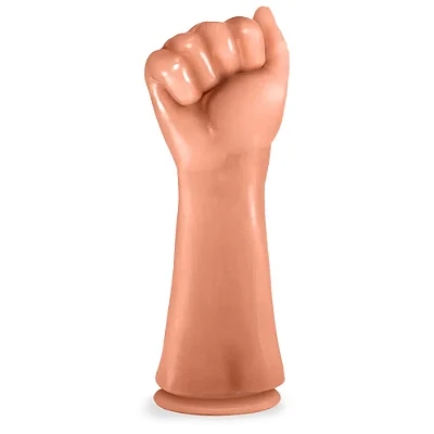Realistic big dildo Fist Power - Mão fechada para fisting fucking com ventosa - 23 x 7,8cm - cor bege