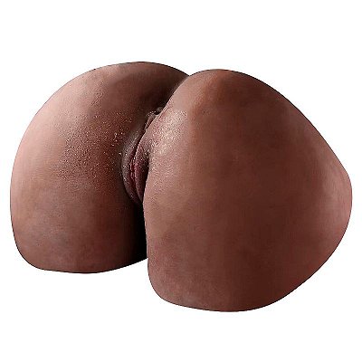 Nefertiti - grande bunda masturbadora em cyber skin - cor chocolate