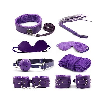 Kit bondage 8 em 1