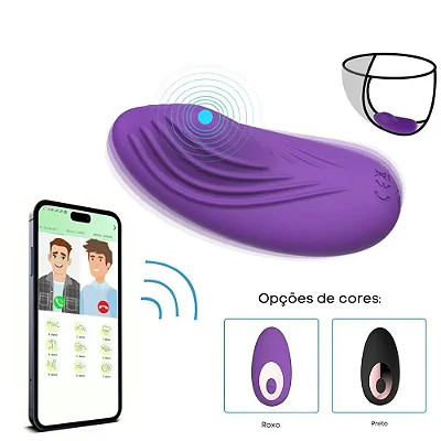 My love V2 - Vibrador longa distância de calcinha discreto via aplicativo de celular