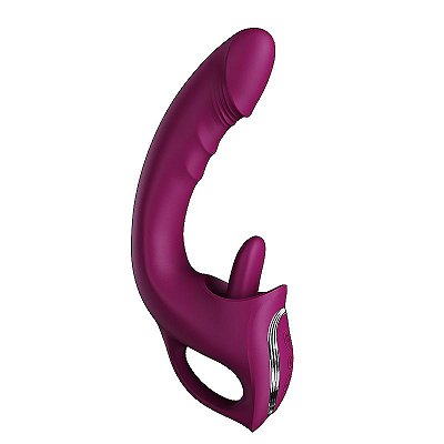 G-spot stick tongue Swing - Vibrador de Ponto G e Clitóris com estimulador de Língua