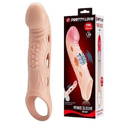 Pretty Love Brad - Capa Peniana com Anel para Escroto e Vibração