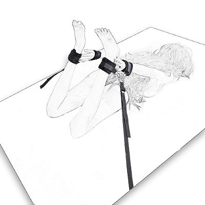 Kit de Bondage para Cama - Mãos e Pés