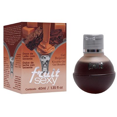 INTT FRUIT - GEL SEXO ORAL COMESTÍVEL COM FUNÇÃO DE AQUECER AROMA DOCE DE LEITE