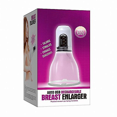 BREAST ENLARGER - BOMBA DE SEIOS AUTOMÁTICO ELÉTRICO RECARREGÁVEL