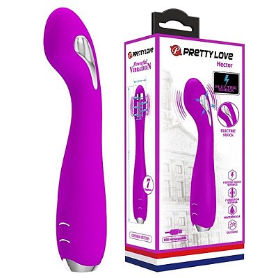 Pretty Love Hector Shock - VIBRADOR RECARREGÁVEL COM FUNÇÃO DE CHOQUE ESTIMULADOR DE PONTO G