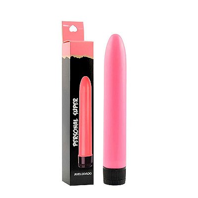 POWER VIBRADOR PERSONAL - VIBRADOR CLÁSSICO PERSONAL AVELUDADO - 18 X 2,5 CM