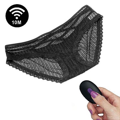LOVETOY RECHARGEABLE JOY REMOTE CONTROL - CALCINHA VIBRATÓRIA RECARREGÁVEL - 10 MODOS DE VIBRAÇÃO