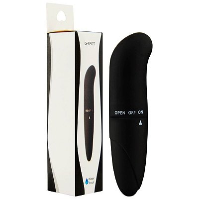 VIBRADOR GOLFINHO PONTO G COM TOQUE AVELUDADO 13 CM - COR PRETO