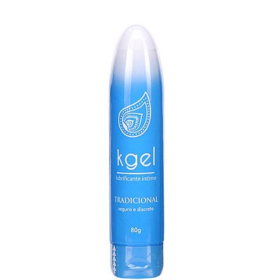 KGEL LUBRIFICANTE INTIMO FACILITADOR DE PENETRAÇÃO VAGINAL E ANAL A BASE D'ÁGUA EM TUBO ACRÍLICO - 80GR - AROMA NEUTRO