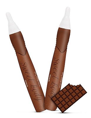 SWEET BODY - CANETA COMESTÍVEL - SABOR CHOCOLATE