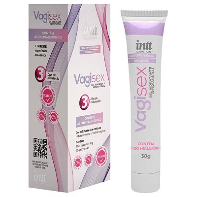 INTT VAGISEX - LUBRIFICANTE HIDRATANTE INTRAVAGINAL 10 APLICADORES 30G