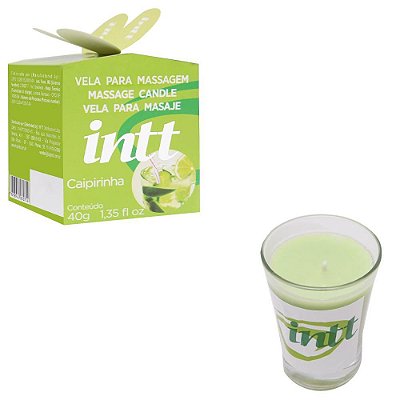 INTT VELA PARA MASSAGEM BEIJÁVEL AROMA CAIPIRINHA