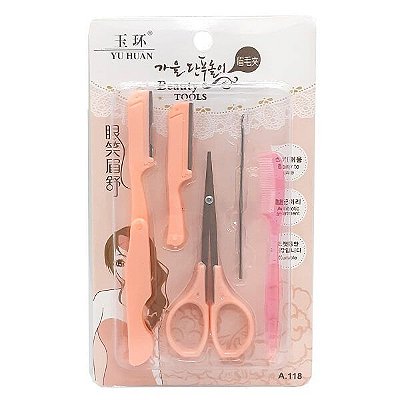 Kit de acessórios para sobrancelha - Beauty Tools