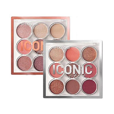 2 Paleta 12 Sombras Coloridas Kit Infantil Crianças Bonita