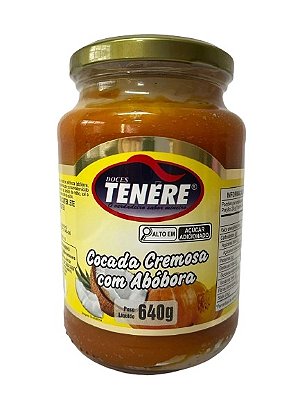 COCADA CREMOSA COM ABÓBORA 640g - DOCES TENÉRE