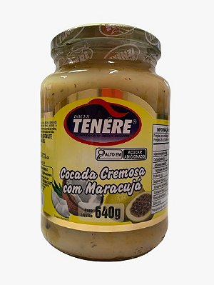 COCADA CREMOSA COM MARACUJÁ 640g -  DOCES TENÉRE