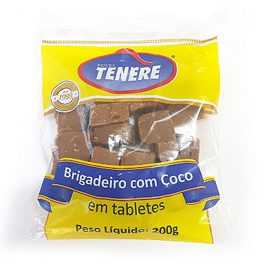 BRIGADEIRO COM COCO 200g - DOCES TENÉRE