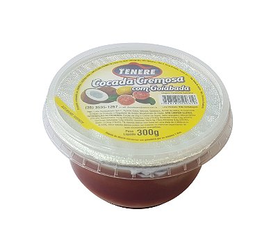 COCADA CREMOSA COM GOIABADA 300g - DOCES TENÉRE