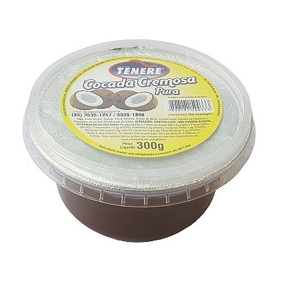 COCADA PURA CREMOSA MORENA 300g - DOCES TENÉRE