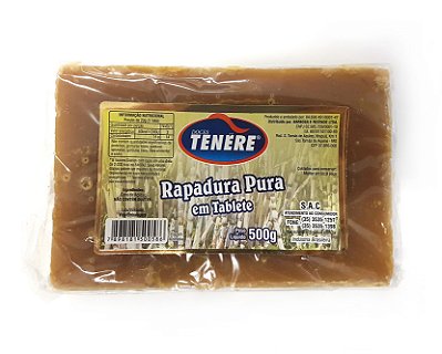 RAPADURA PURA EM TABLETE 500g - DOCES TENÉRE