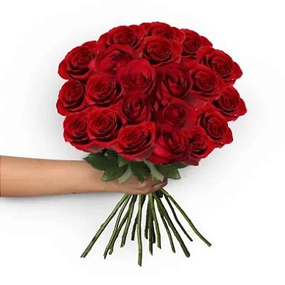 Ramalhete com 20 Rosas Vermelhas