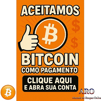 Aceitamos Bitcoin