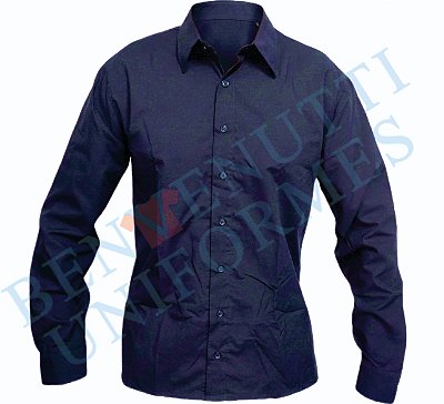 Camisa social - Azul marinho