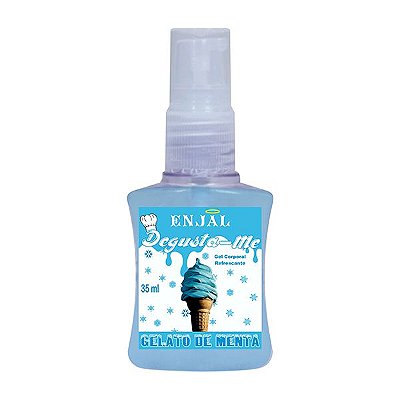 Gel Refrescante Beijável Sabor Gelato de Menta Degusta-me 35 ml - Enjal - Ref: 22537