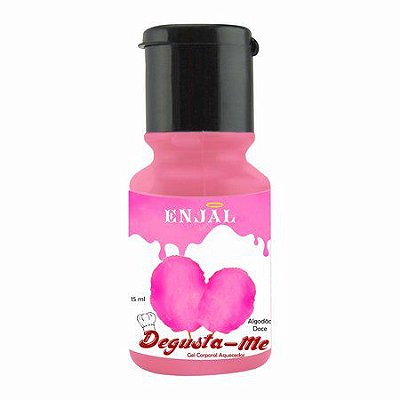 Gel Sexo Oral  Passar no Pênis e Vagina - Tirar na Língua - Esquenta Muito - Delicioso Sabor Algodão Doce - 15 ml - Enjal - Cód: 10139