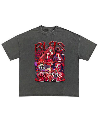 Camiseta StreetWear Oversized Rias Gremory DxD