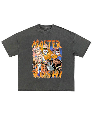 camiseta StreetWear Oversized MESTRE KAME DBZ