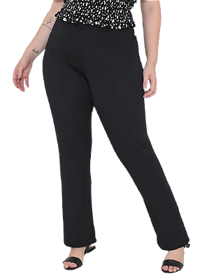 259 | Calça Flare Preta Poliamida