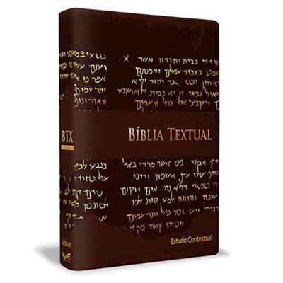 Bíblia Textual | Estudo contextual | Luxo Preta | BV Books Editora